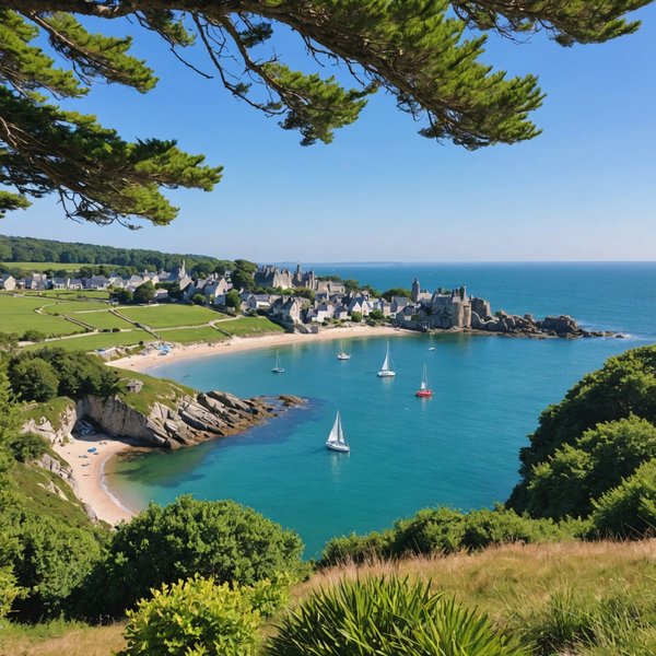 Peut-on trouver une maison de vacances en Bretagne avec des cours de navigation à voile et des randonnées sur les sentiers côtiers?