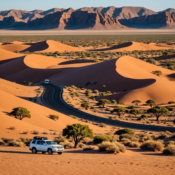 Où trouver les meilleures routes pour un road trip à travers le désert de Namibie : conseils et arrêts ?